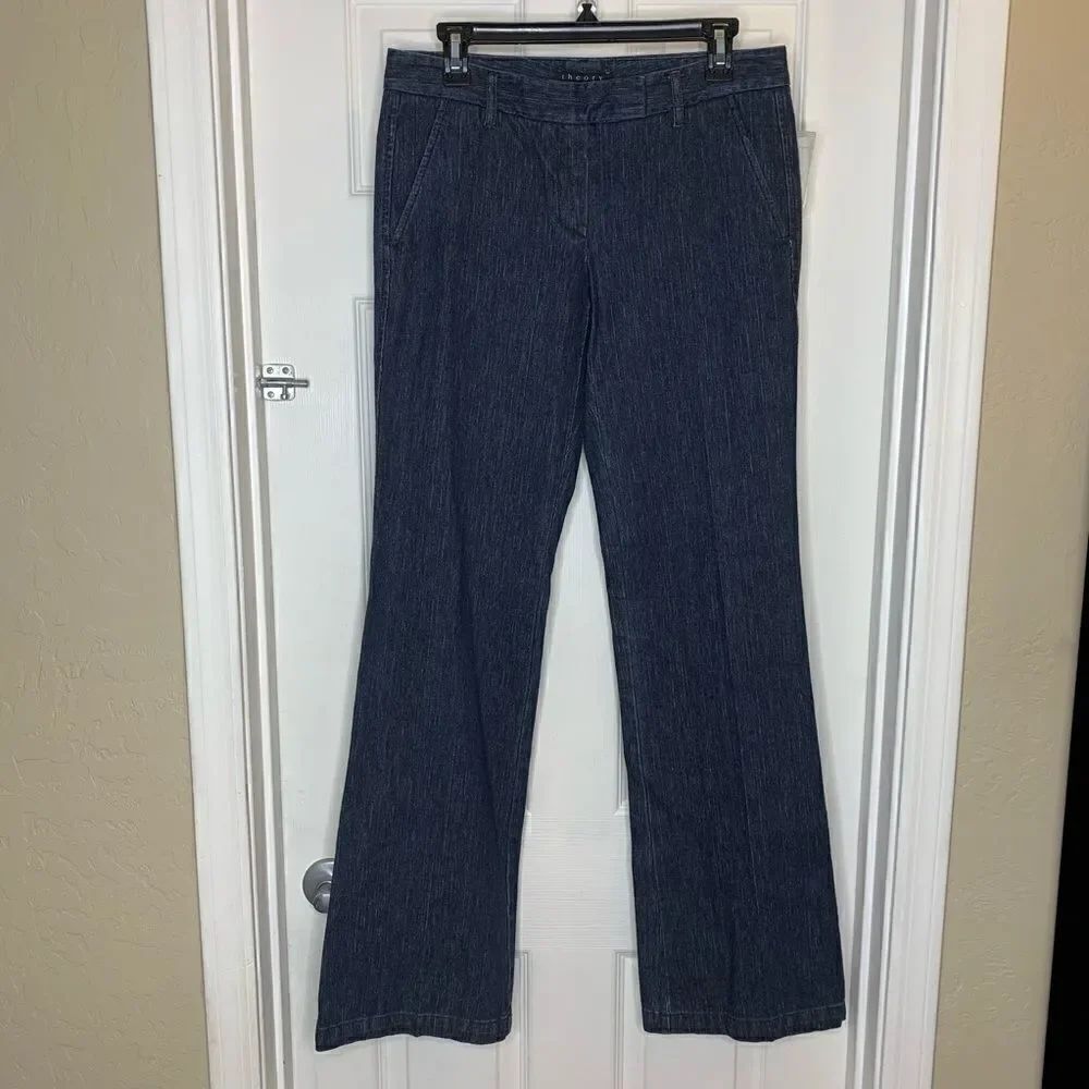 Theory Emmerson Tinted Indigo Color Jeans